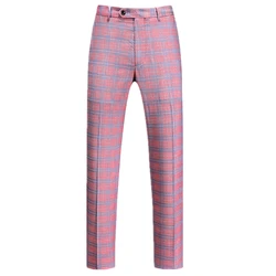 Frühling neue Männer gestreiften Anzug Hosen, Mode schlanke Hosen, Hochzeits feier Kleid Hosen Männer rot grau lila Pantalones Hombre M-6XL