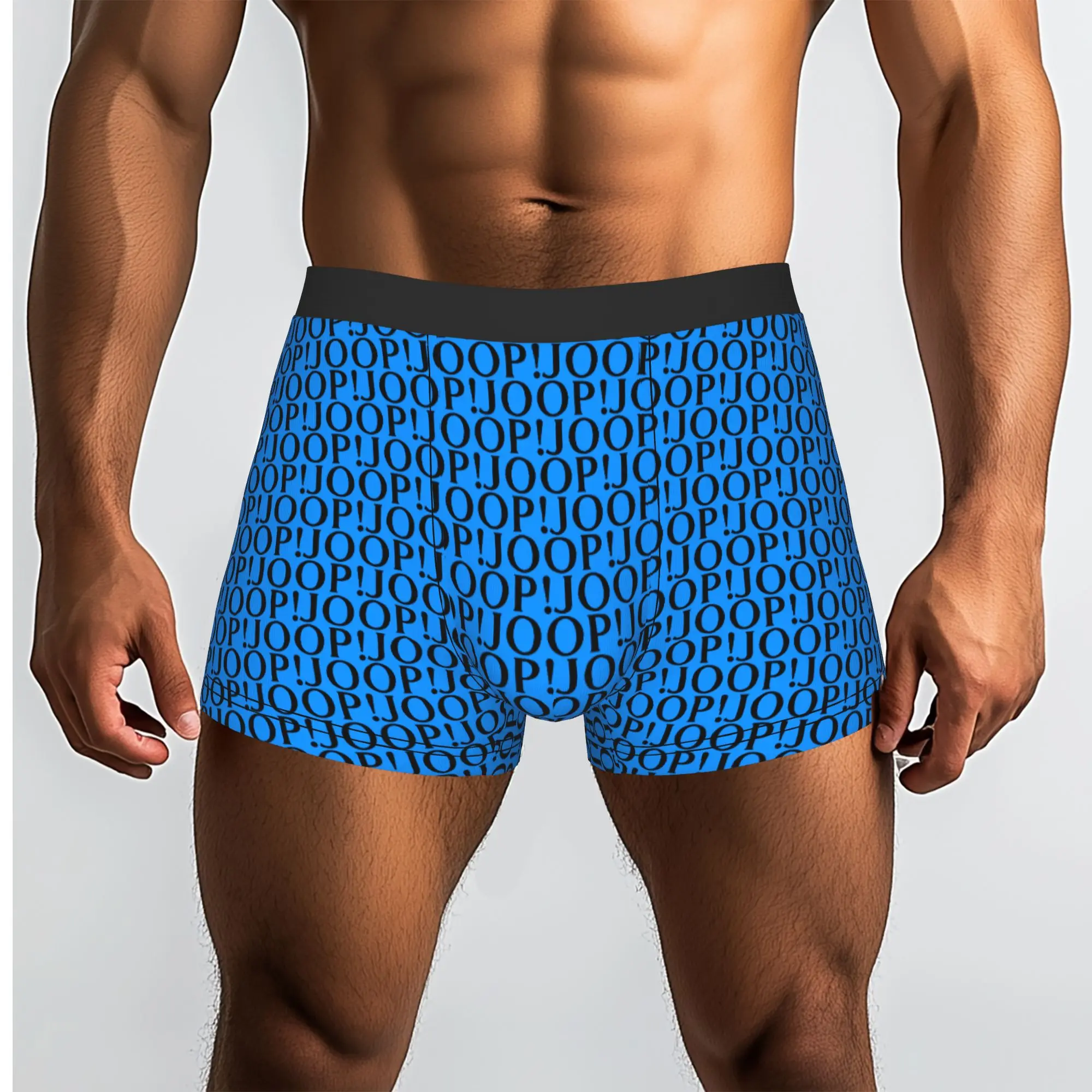 Custom J-joops Underwear Men Breathable  Boxer Briefs Shorts Panties Soft Underpants For Male
