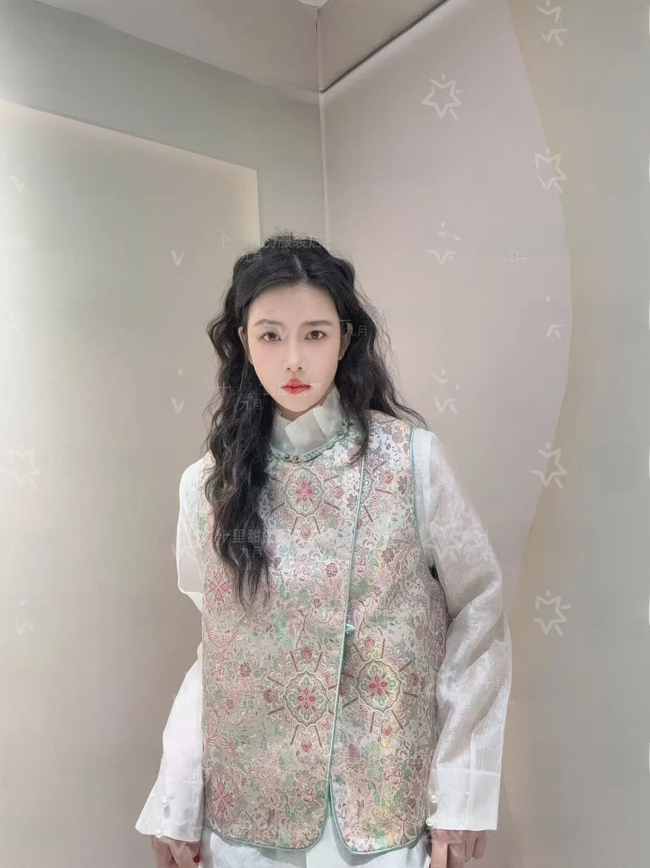 

September Floating Life All Things New Sle Slimming Vintage Manin Collar Jaet Loose Fit Hanfu Top for Women