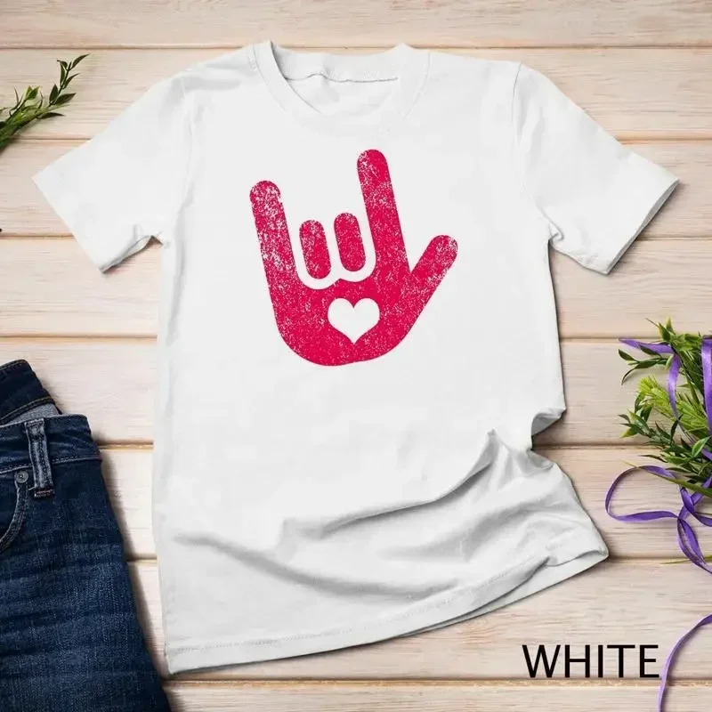 ASL Sign Language I Love You Sign T Shirt Unisex T shirt