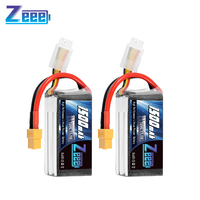 2pcs Zeee Lipo Battery 3S 1500mAh FPV Drone Battery 11.1V 120C Softcase with XT60 Plug for RC Car Graphene Racing Model Parts