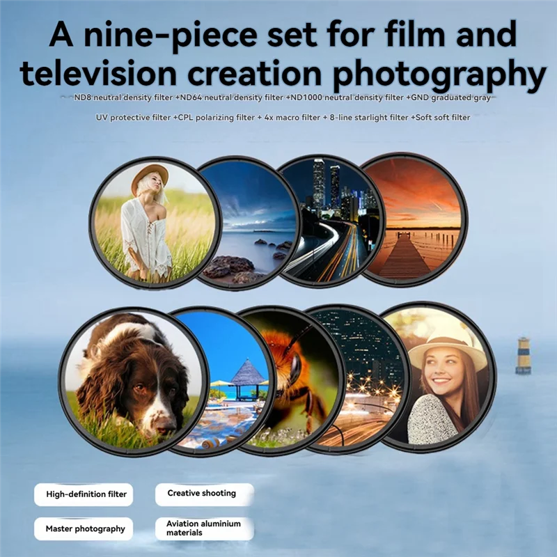 

Classy-Professional Photography Filter Set For Xiaomi 15Ultra Phone Accessories UV Mirror Starlight Mirror Soft Light CPL