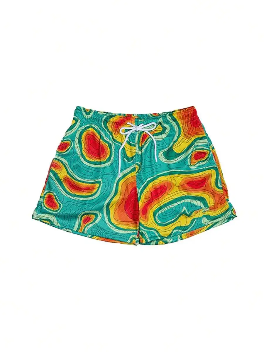 Men's Statement Print Shorts Fashion Designer Patterned Casual Daily Wear Shorts