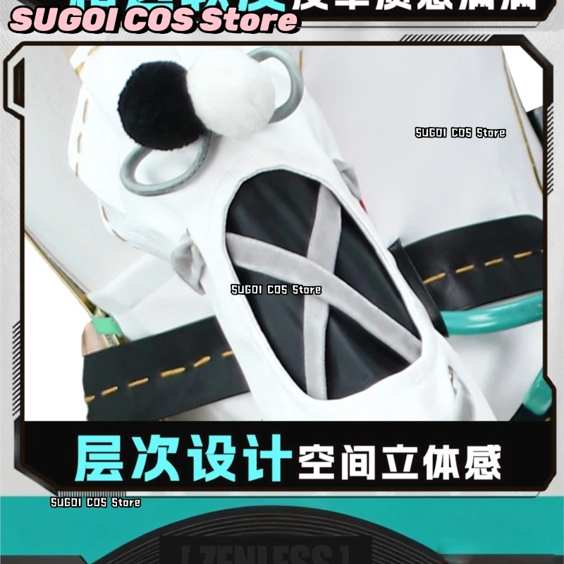 aBcSUGOI COS @ Bpanda لعبة الحيوانات Zenless منطقة صفر Dialyn تأثيري حلي مجموعة كاملة الزي الرسمي Escoffier تأثيري حلي دور #5