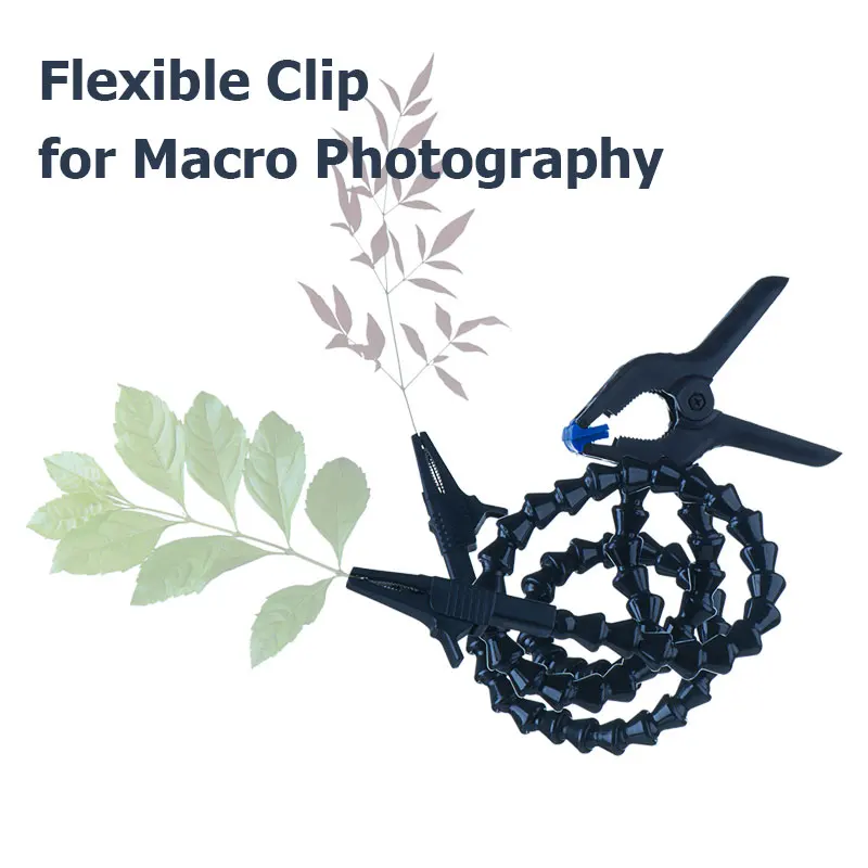 Magic Arm Macro Clamp Clip with Flexible Arm for Macro Photography Insects Flower Fixed Clamp Macroshot Tools