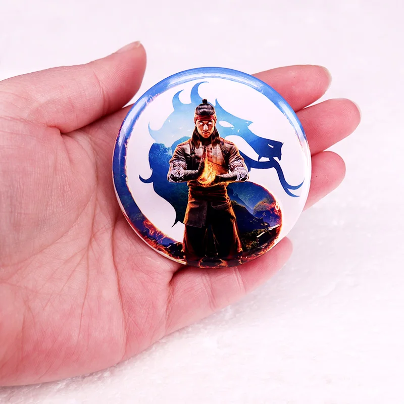 Mortal Kombat Pinback Button Pin game Tinplate Badge Jewelry 58MM - view 4