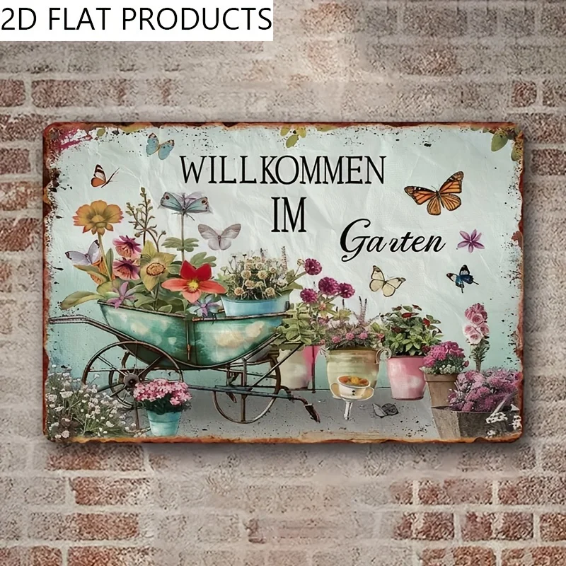 Vintage "Willkommen…