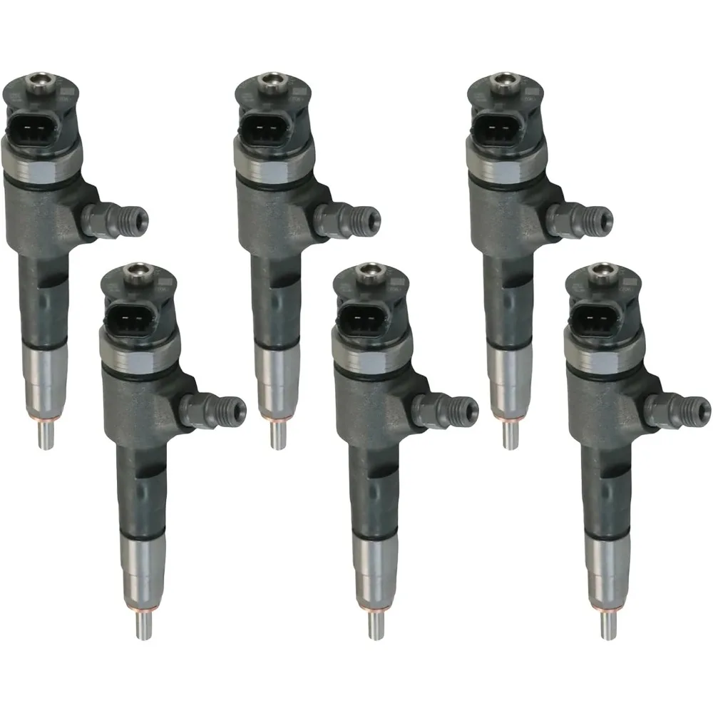6P Common-Rail-Kraftstoffeinspritzdüse 0445110340 1980S5 für Peugeot Citroen Ford Fiat 1.6 HDI TDCi Motoren Hochpräzise Diesel-Einspritzdüse