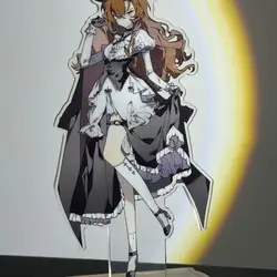 Bungo SD Maid Acrylic Stand Dazai Osamu Figure Nakahara Chuuya Standee Display Anime Goods Collection Desk Decor Accesorios Gift