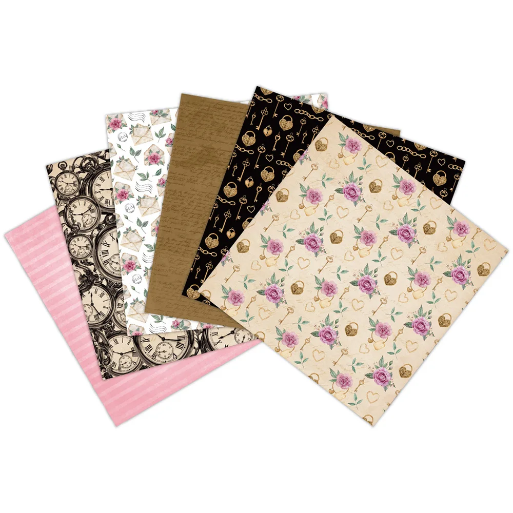 12 Pcs 12 Inches Background Paper Natural Creature Theme Style Patterns Variety Of Rich Colors