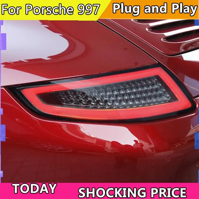 

Car Styling for Porsche 911 Taillight 2005-2009 997 Tail Light Rear DRL Fog Brake Turn Signal Reversing