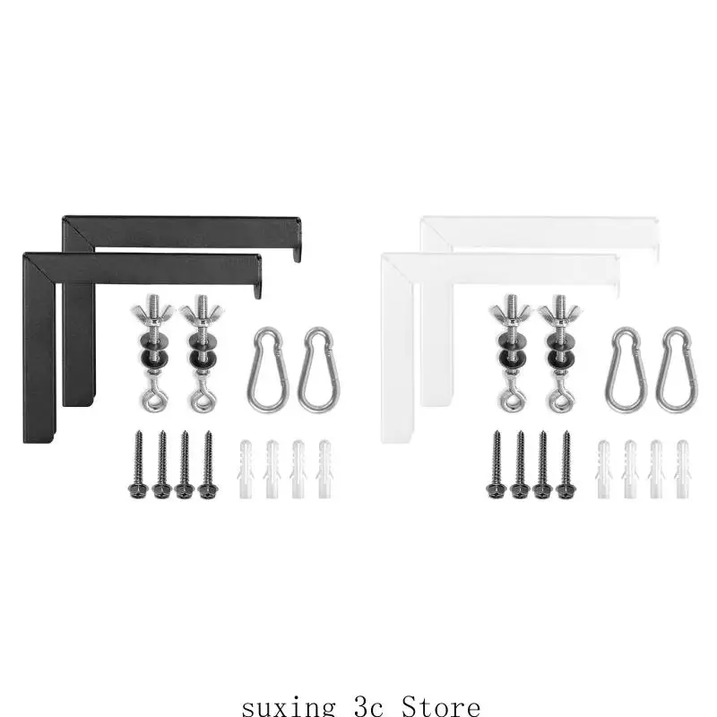

Projectors Screen Holder Wall Mounted L Bracket Universal Screen Hooks for Indoor and Outdoor Use