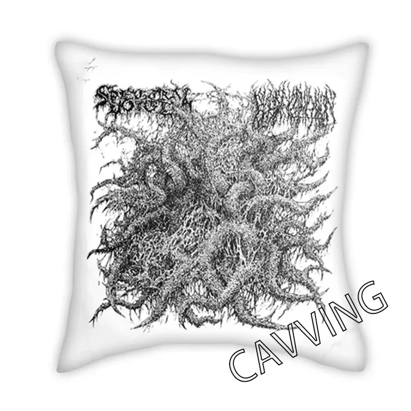 

SPECTRAL VOICE BAND 3D Printed Polyester Decorative Pillowcases Throw Pillow Cover Square Zipper Pillow Cases Fans Gifts