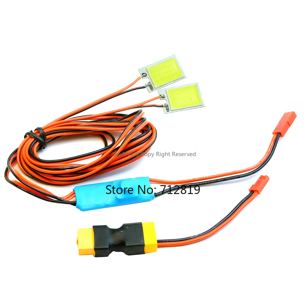 Super Bright Burst Flashing Lights Navigation Light LED Lamp 12V for Fixed Wing Airplane Multicopter Quadcopter RC Models