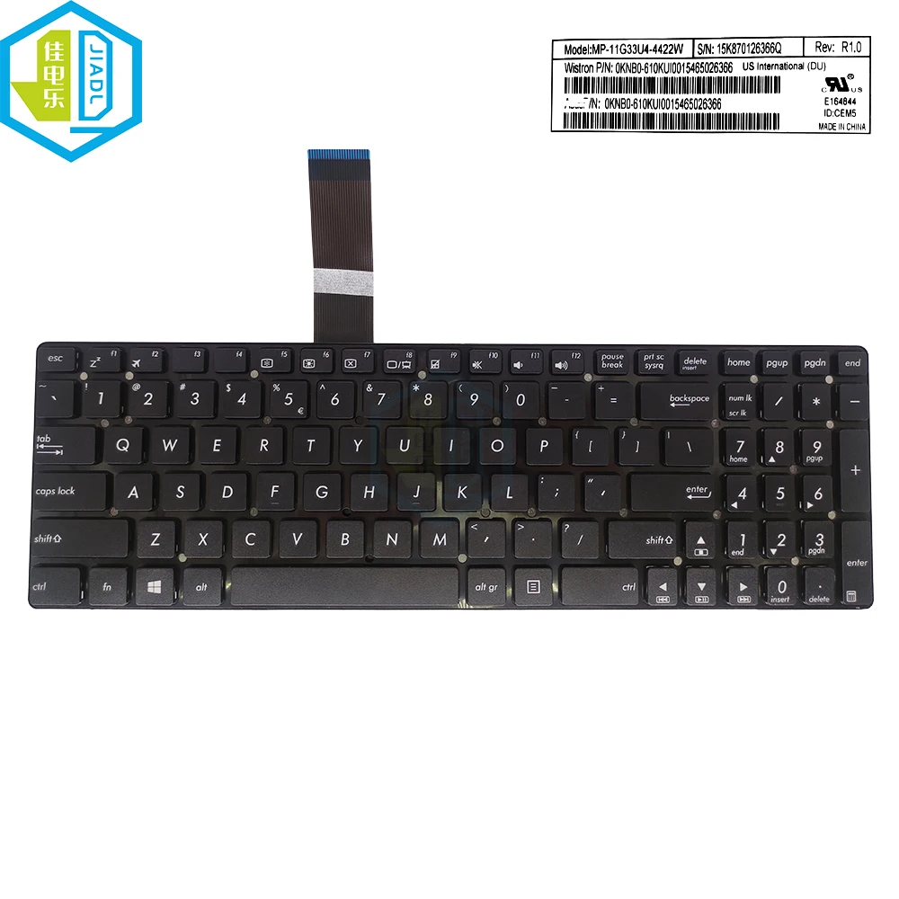 Imagem -02 - Turquia Tcheco Teclado para Notebook Russo Asus S56ca S56cm A55vm A55 vd K55 K55vm R752ld X751lx X751la X751md F751 Nsk-ugs0t