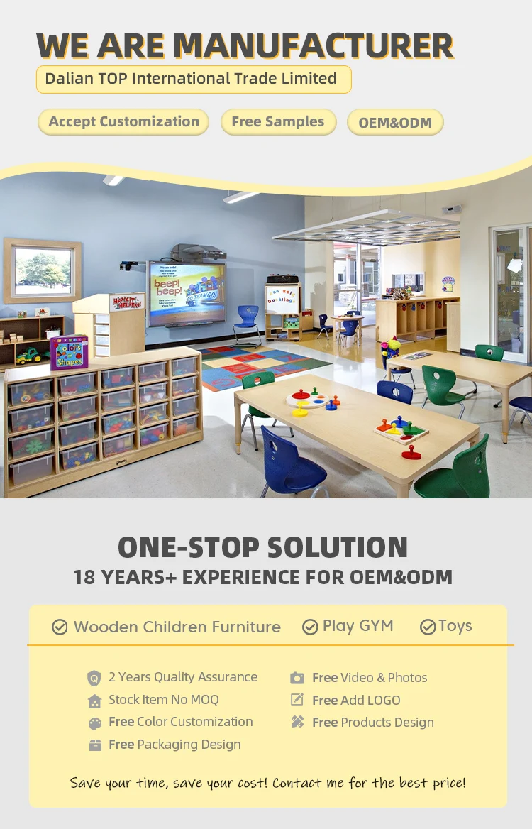 For TOP Preschool Used Daycare Furniture For Kindergarten Classroom Manufacturer Baby Nursery Furniture Sets Preschool Supplies