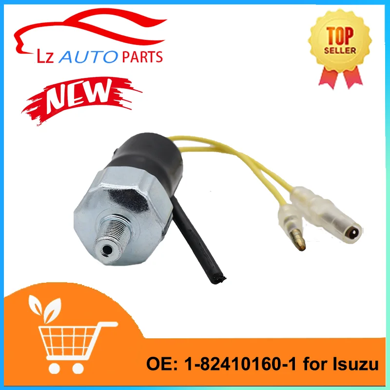 Sensor de interruptor de presión de aceite OE 1-82410160-1, para Isuzu 4BD1 6BD1, EX200-1, EX200-2, EX200-3, piezas de excavadora, motor 1824101601