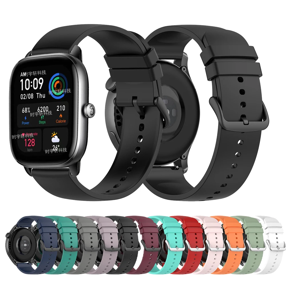 Bracelet de rechange en Silicone pour Amazfit GTS 4 2, pour Amazfit GTS 3 2E