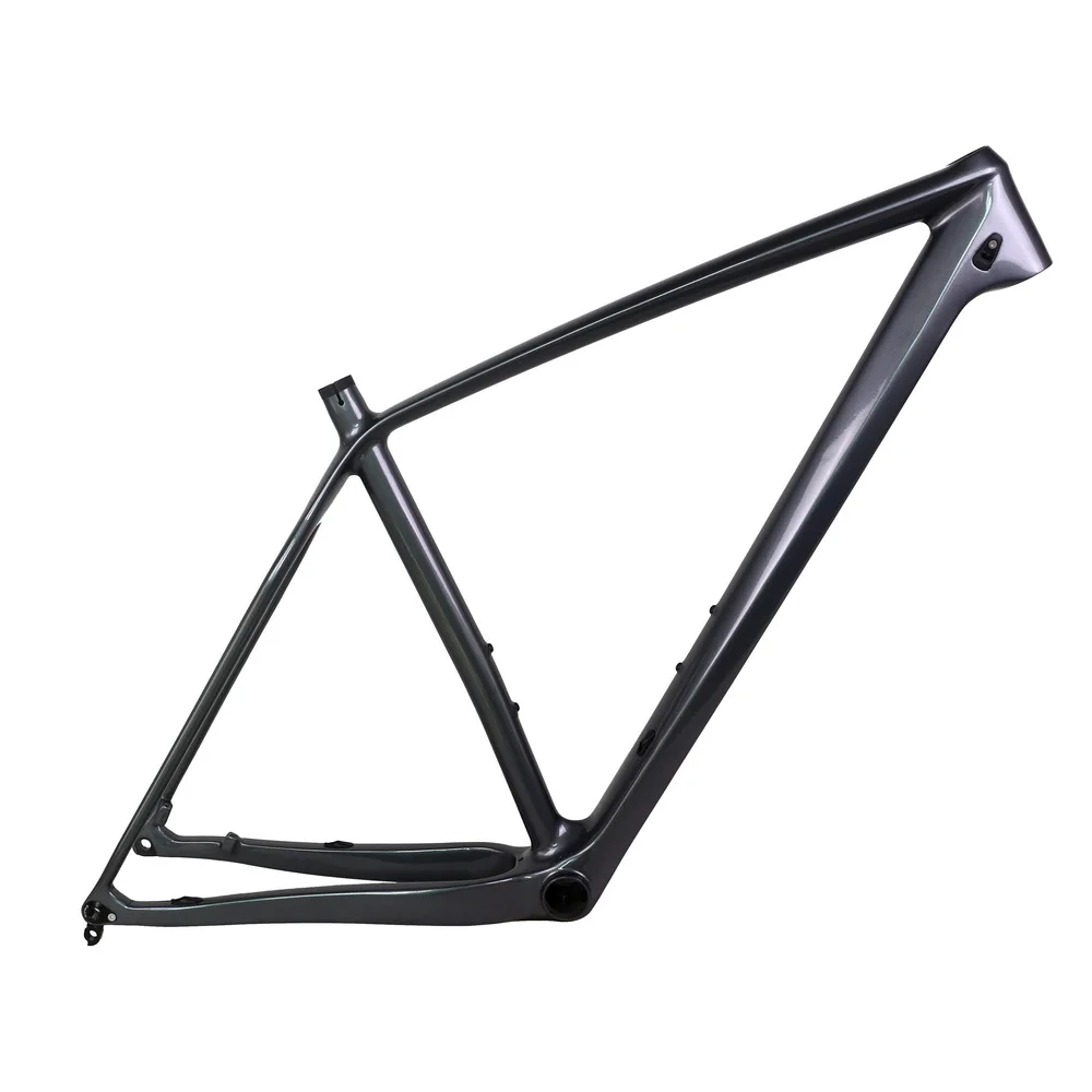 29er Hardtail Mountain Bike Frame FM799 Press-Fit BB92 Bottom Bracket YS759 Metallic Grey Paint Disc Brake 160mm