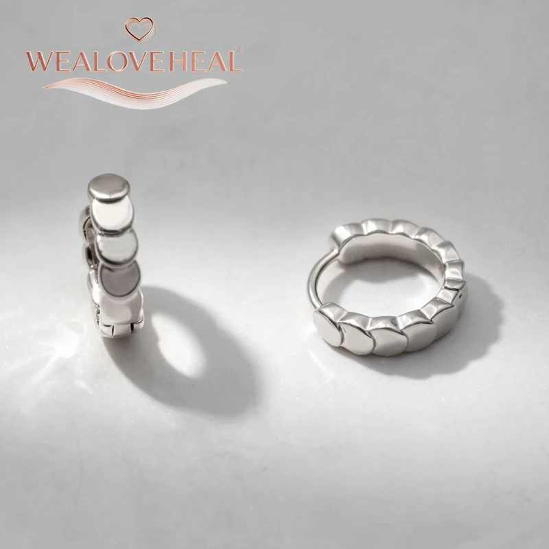 ohrringe damen, ohrringe, Rhodium-Plattierte Messing Kleine Creolen für Damen 2026 Trendige Gedrehte Runde Huggie Stern-Ohrringe Party Mode Ohrschmuck Geschenk – Detail 19