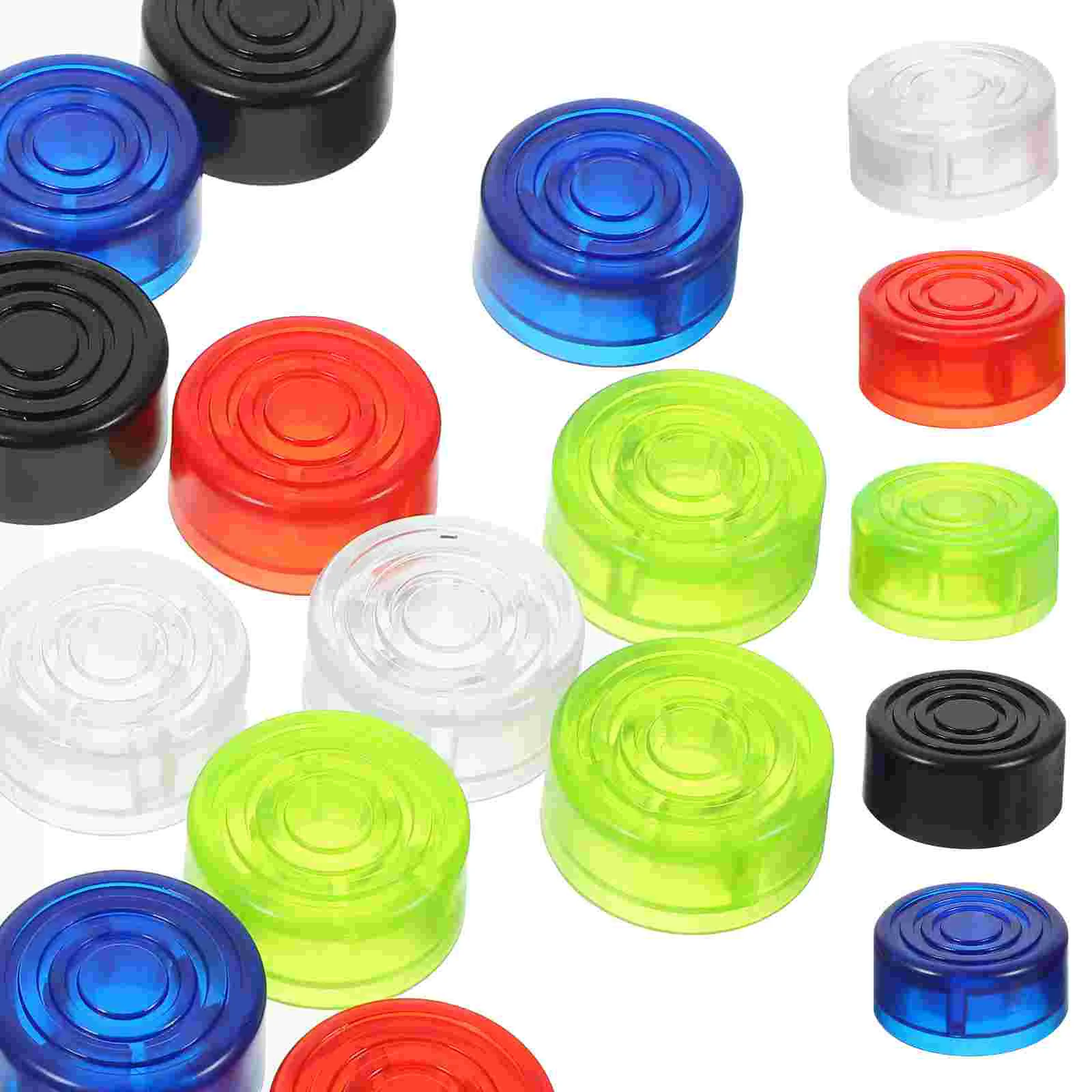 20 Pcs Electric Guitar Pedal Cap Plastic Knobs Caps for Footswitch Buttons Pedals