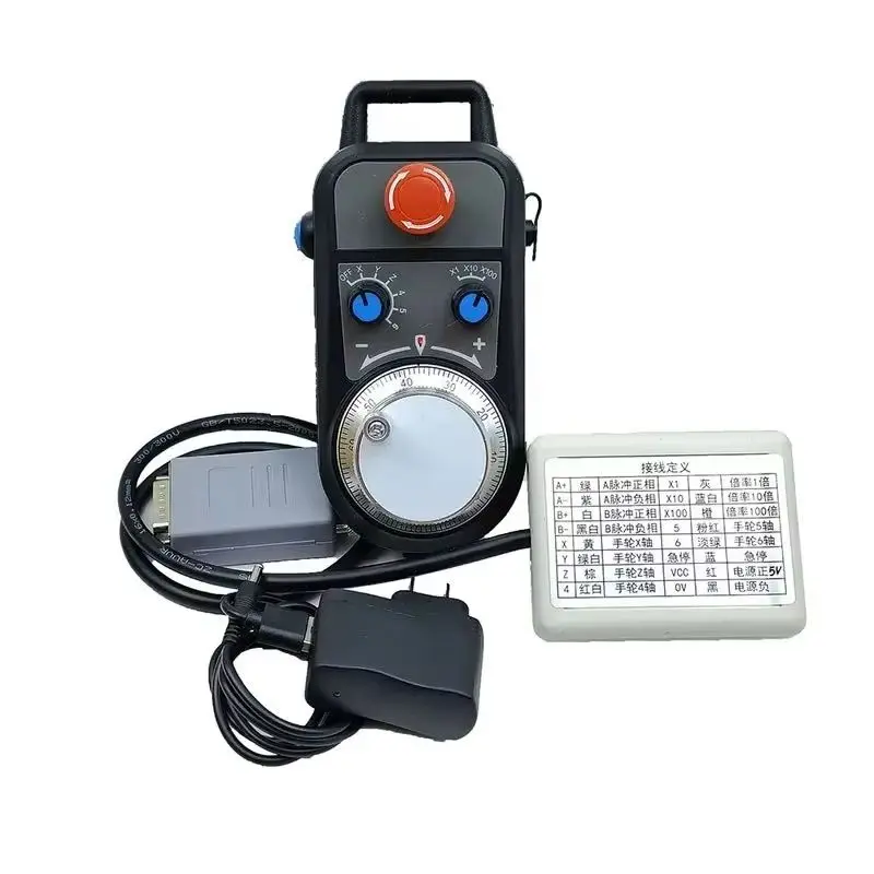 CNC Engraving Machine Processing Center Electronic Pulser 6-Axis Wireless Handwheel