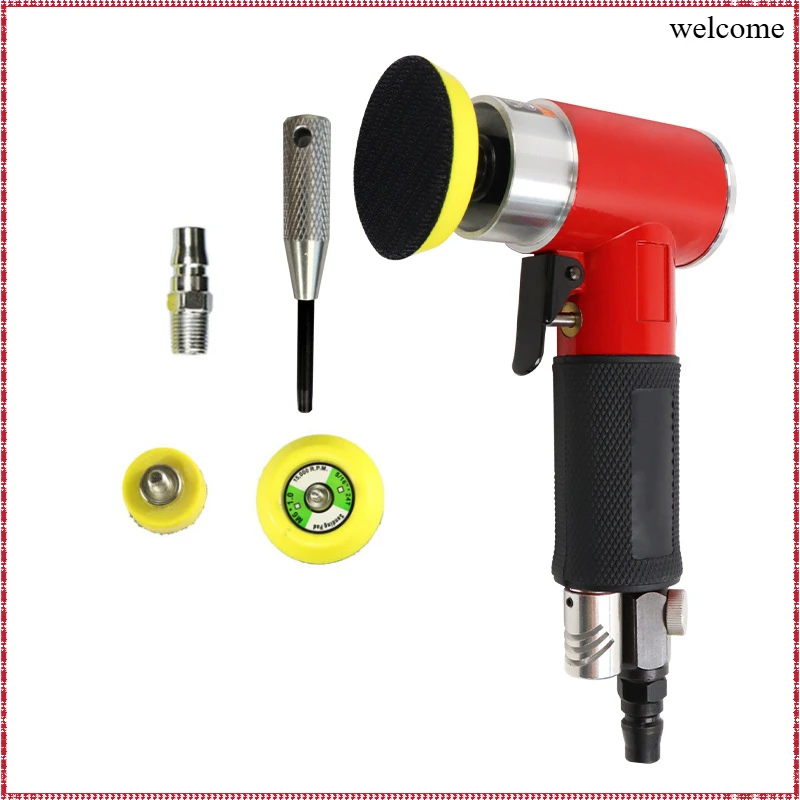 

Pneumatic Mini Air Sander 90 Degree Orbital Polisher 2" 3" Pad Air Powered Grinding Sanding Tool