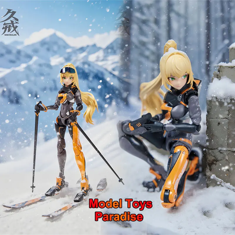 

Jiujie Studio EG-01 1/12 Collectible Toys Skiing Extreme Girl Shining Mobile Suit Girl 6Inch Movable Action Figure Model Gifts