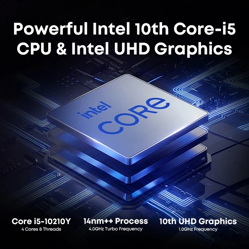 CHUWI-Tablette Windows UPleXPro 2 en 1, 512 Go SSD, 8 Go de RAM, 13 en effet, écran tactile 2K, Intel Core, stylet de support i5-10210Y clavier