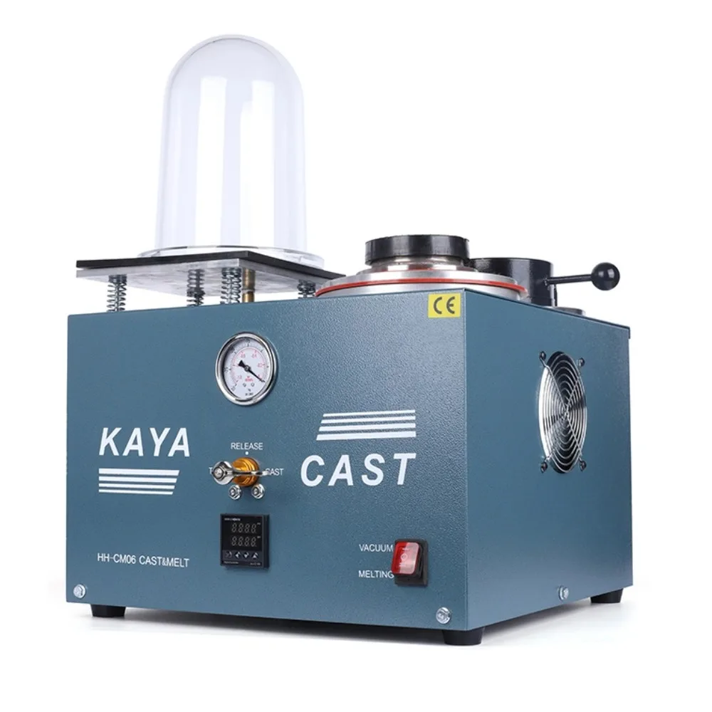 2L Melting Gold Furnace Jewellery Casting Machine With Crucible 1/2 H P Molten Gold Vacuum Casting Machine For Jewelry