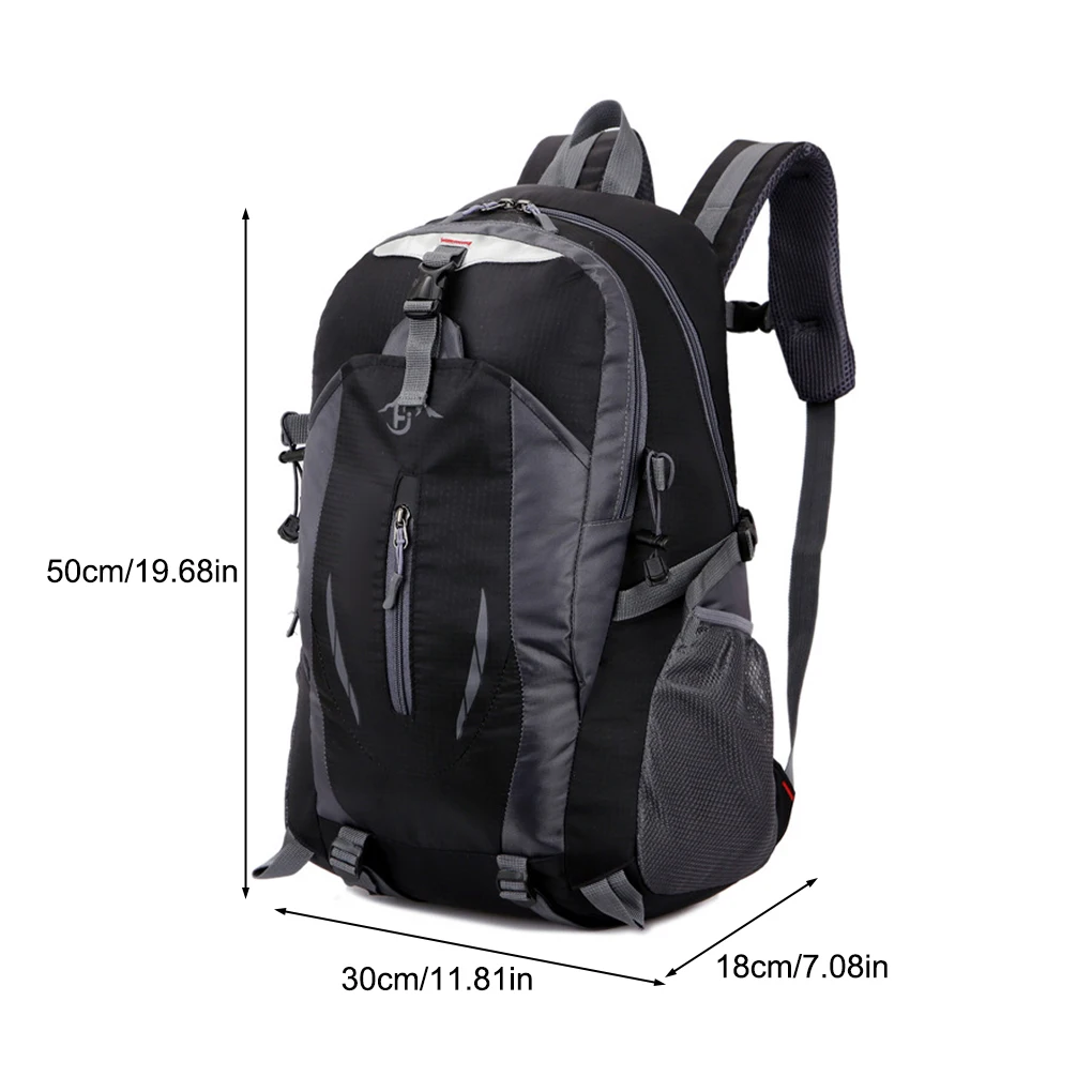 Outdoor Hiking Backpack Waterproof 36-55L Large Capacity Nylon Sports Rucksack Trekking Fishing Men Women Shoulders Bags