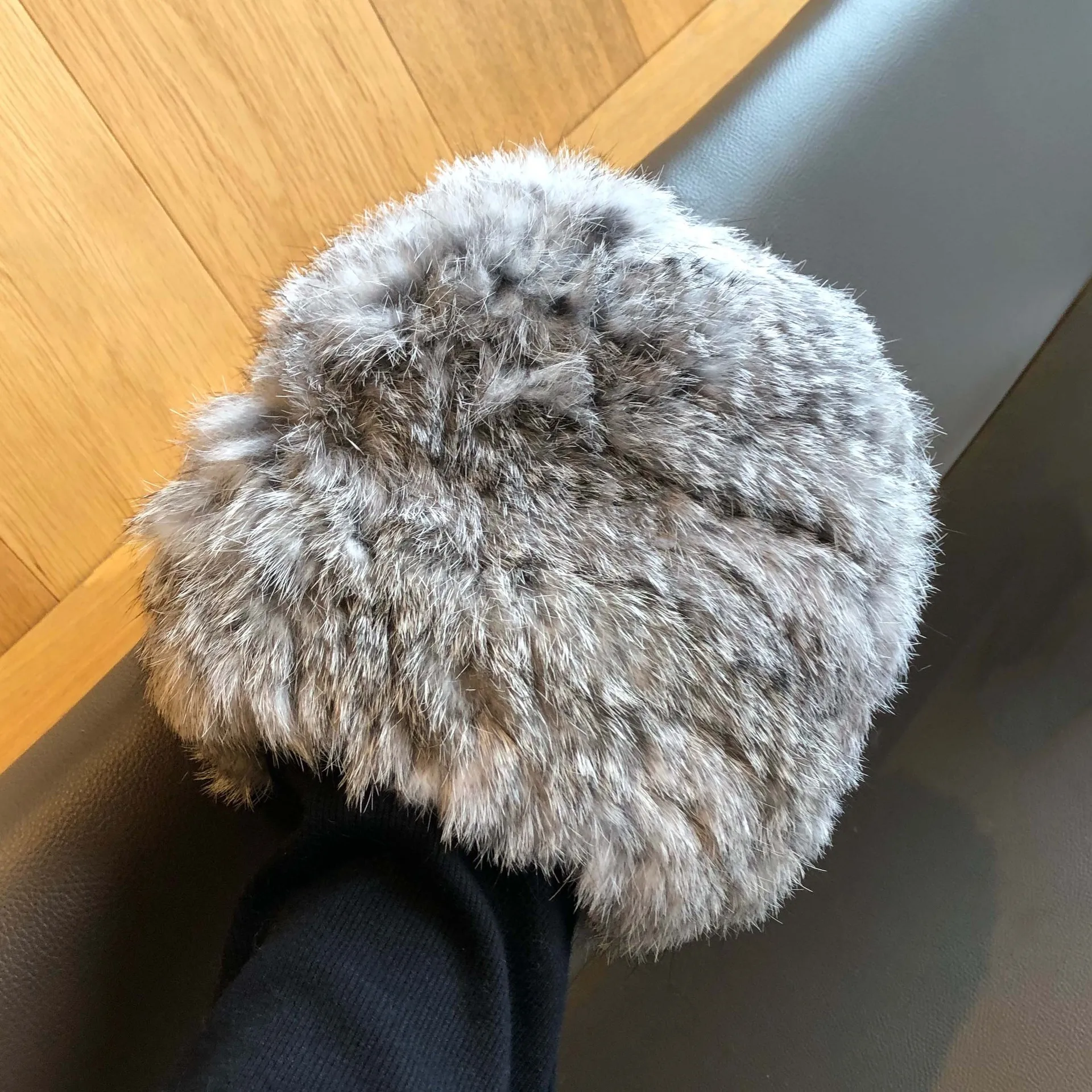 Super Thick Windproof Fleece Lined Thermal Faux Fur Slouchy Beanie for Women Winter Freezing Outdoor Activities