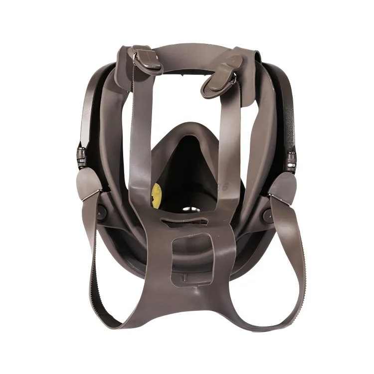 Two Connection Interface Vapor Full Facepiece Painting Spraying Safety Face Mask