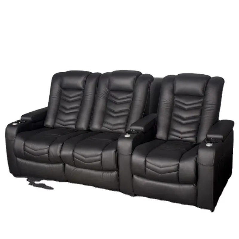 home theater recliner sofa cinema reclining furniture modern living room genuine leather sofas