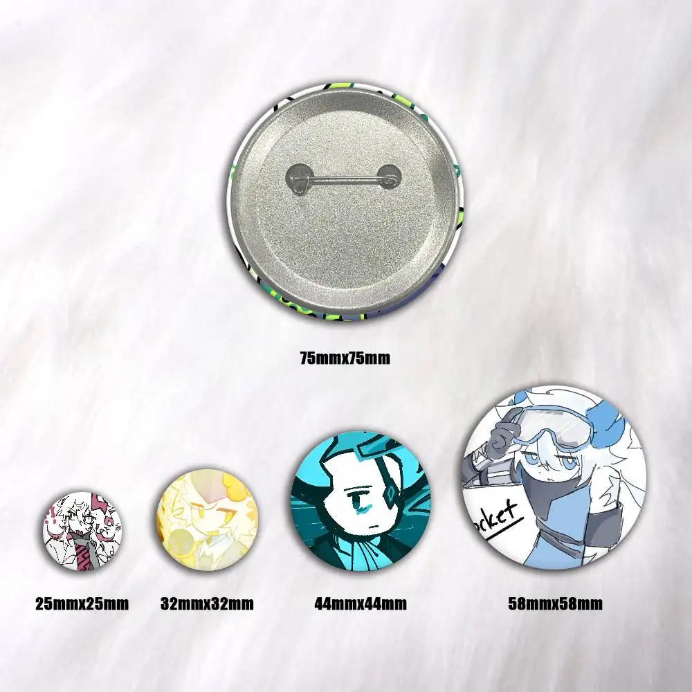 A-P-Phighting Anime Round Badges, Brooches, Clothing Accessories, Birthday Gifts, Anime Conventions