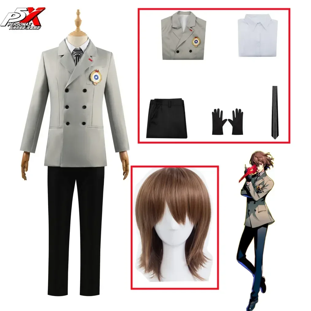 

Школьная форма Persona 5 P5 Goro Akechi, костюм для косплея, наряд на заказ