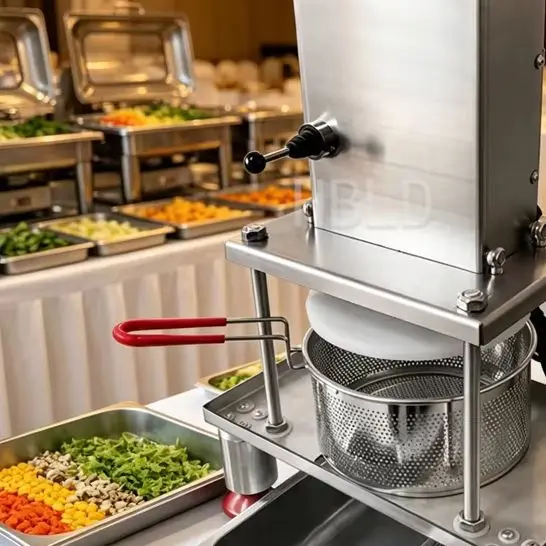 Máquina Deshidratadora de Verduras Totalmente Automática para Rellenar Empanadillas - Máquina Procesadora de Alimentos para Exprimir Agua de Col, Puerro y Berenjena