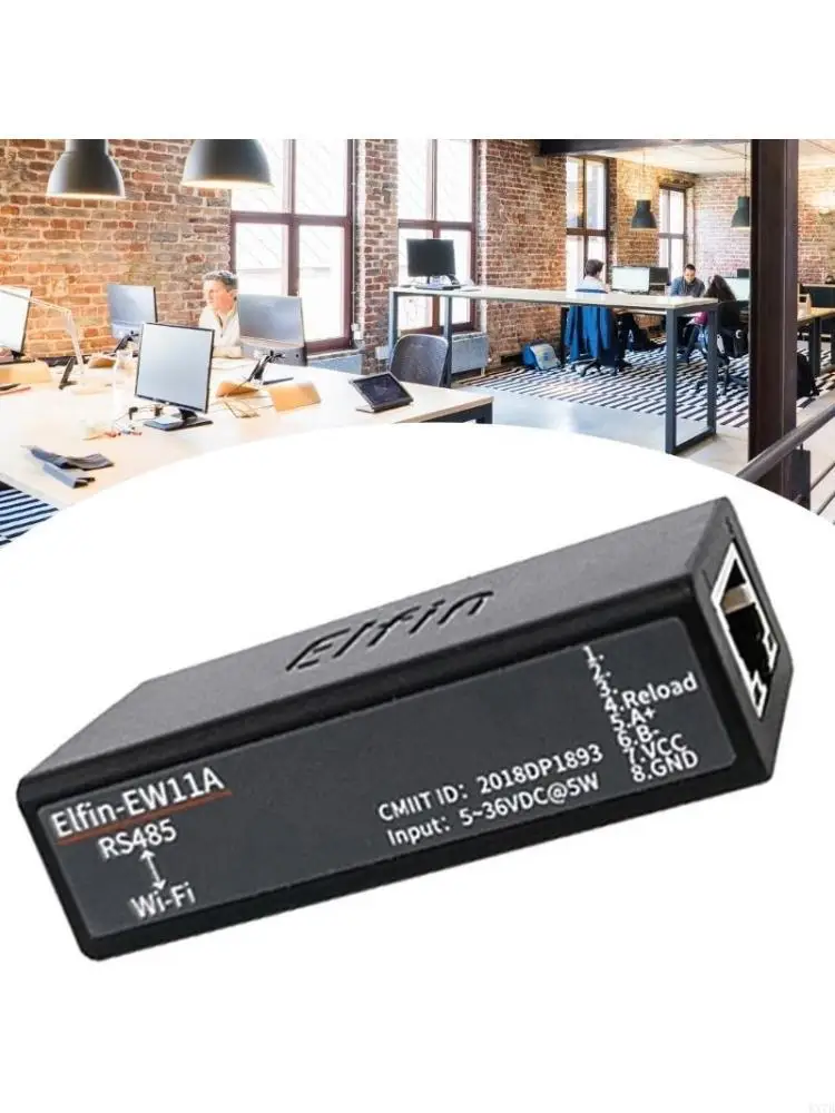 

5-36 В RS485 для последовательного сервера WIFI Беспроводные сетевые устройства Modbus TPC IP-функция RJ45 Elfin-EW11