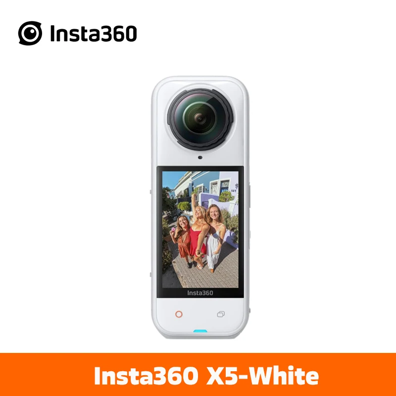 Insta360 X5 Action Camera Nieuw 8K 30fps Vervangbare Lenzen Drievoudige AI-chip Superieure prestaties bij weinig licht Lange batterijduur Insta X5