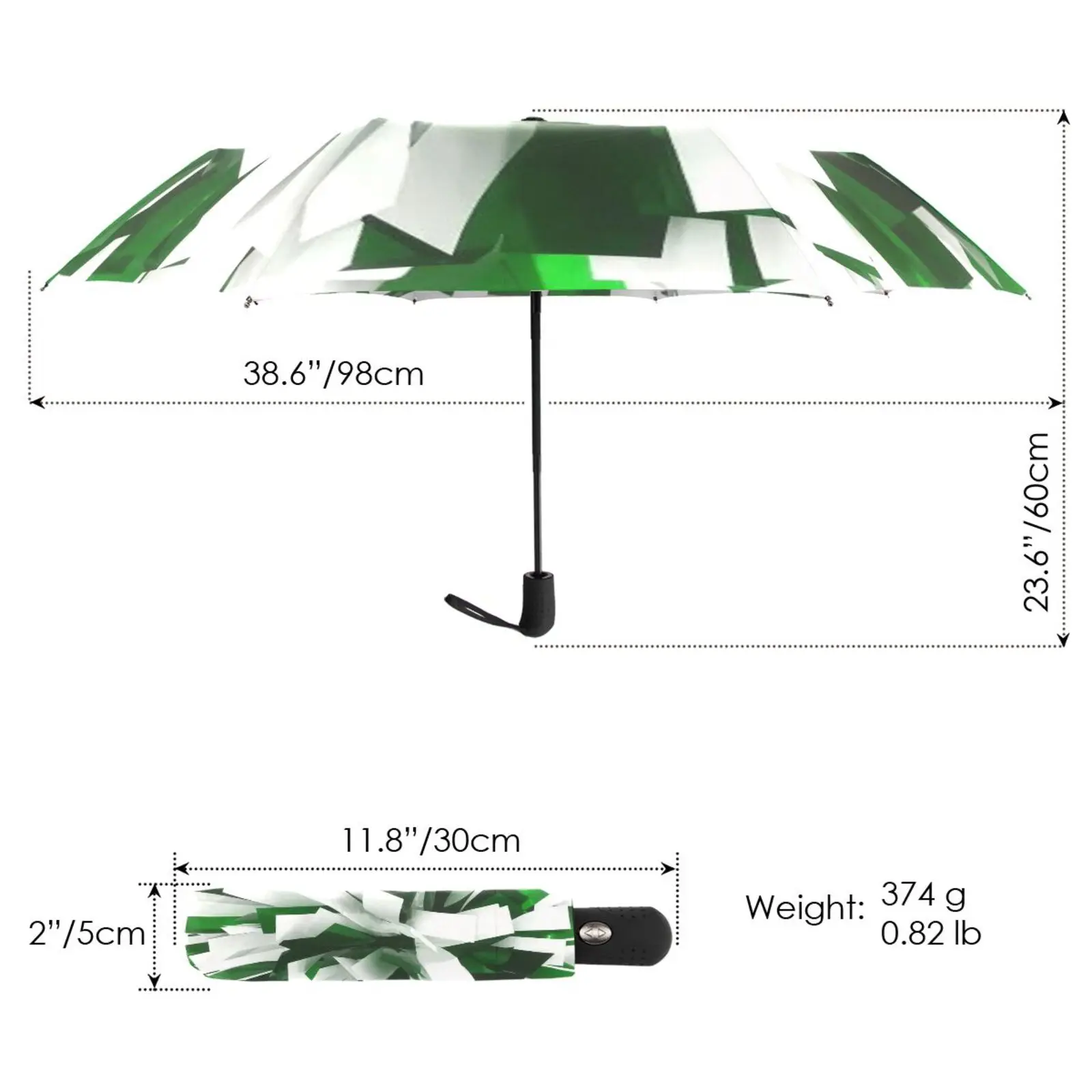 Automatic Umbrella Classic Colorful design Parasol Rain Sun Protection Women  Umbrella Three Folding Portable Umbrella Outdoor