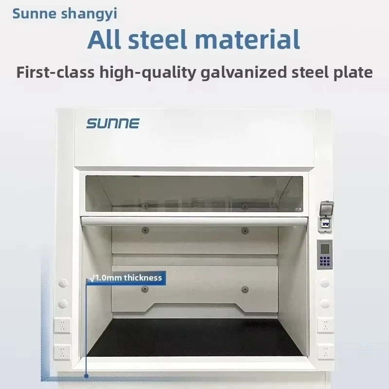 Fume Hood Laboratory Chemical Agriculture All Steel Corrosion Resistant Acid and Alkali Exhaust LCD Desktop Fume Hood