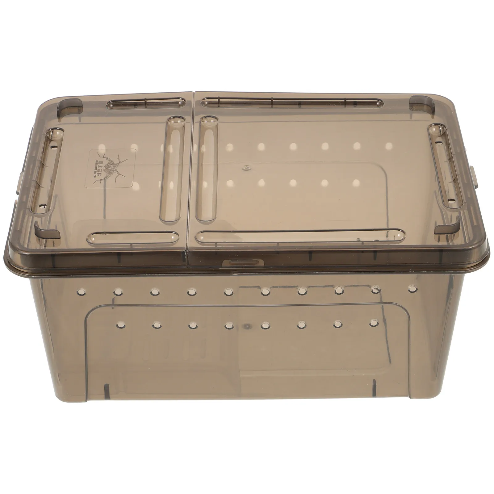 

Террариум для черепах с функциональной платформой для загара, безопасная глубокая конструкция для здоровья черепах, удобное наблюдение, пластиковый контейнер для рептилий