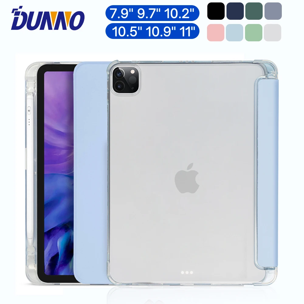 Case Voor Ipad Air 4 5 10.9 Voor Ipad 7/8/9th Generatie 10th 10.9 Pro 11 5/6th Air 2 9.7 Mini 4 5 6 Air 3 Pro 10.5 Potlood Cover