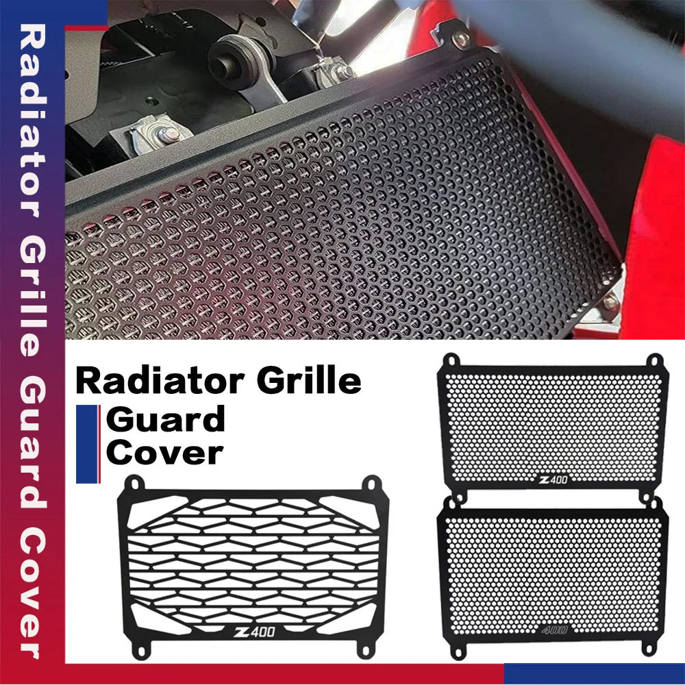 

Z500 For Kawasaki Z400 Eliminator 400 450 Z 500 SE ABS 2023 2024 2025 Motorcycle Radiator Guard Protector Grille Cover Parts