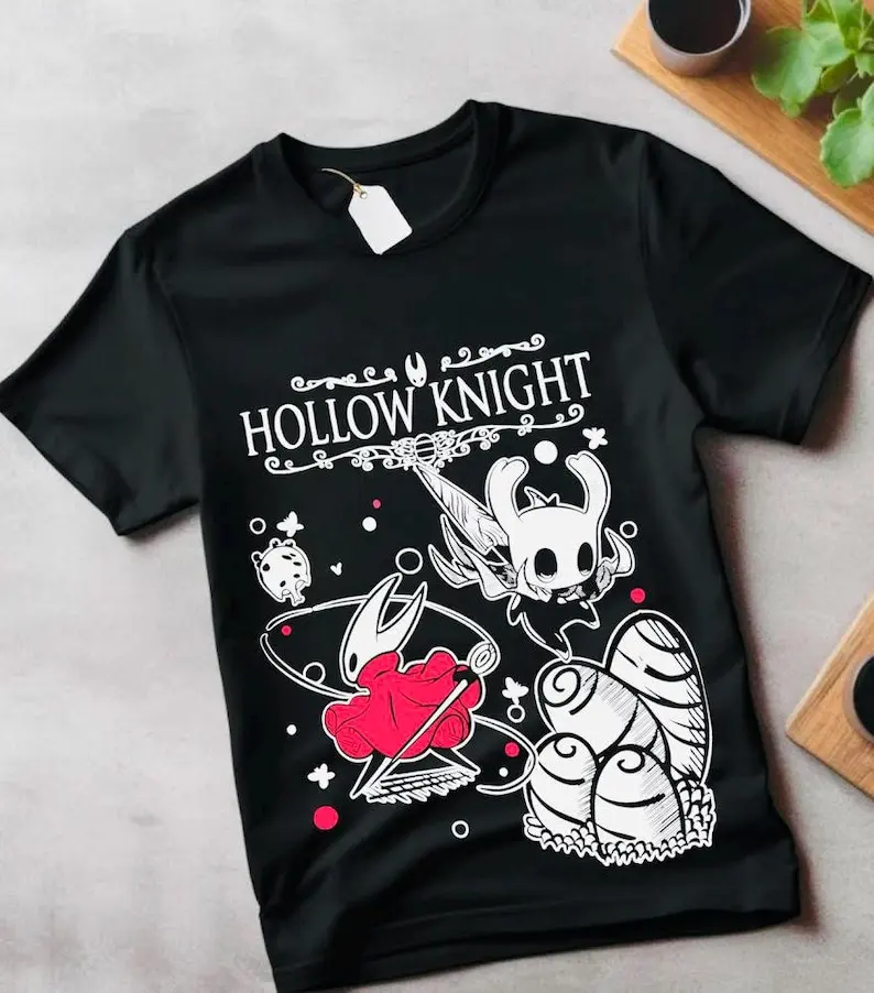 

Unisex Hollow Knight Gaming T-Shirt gift anime Tee