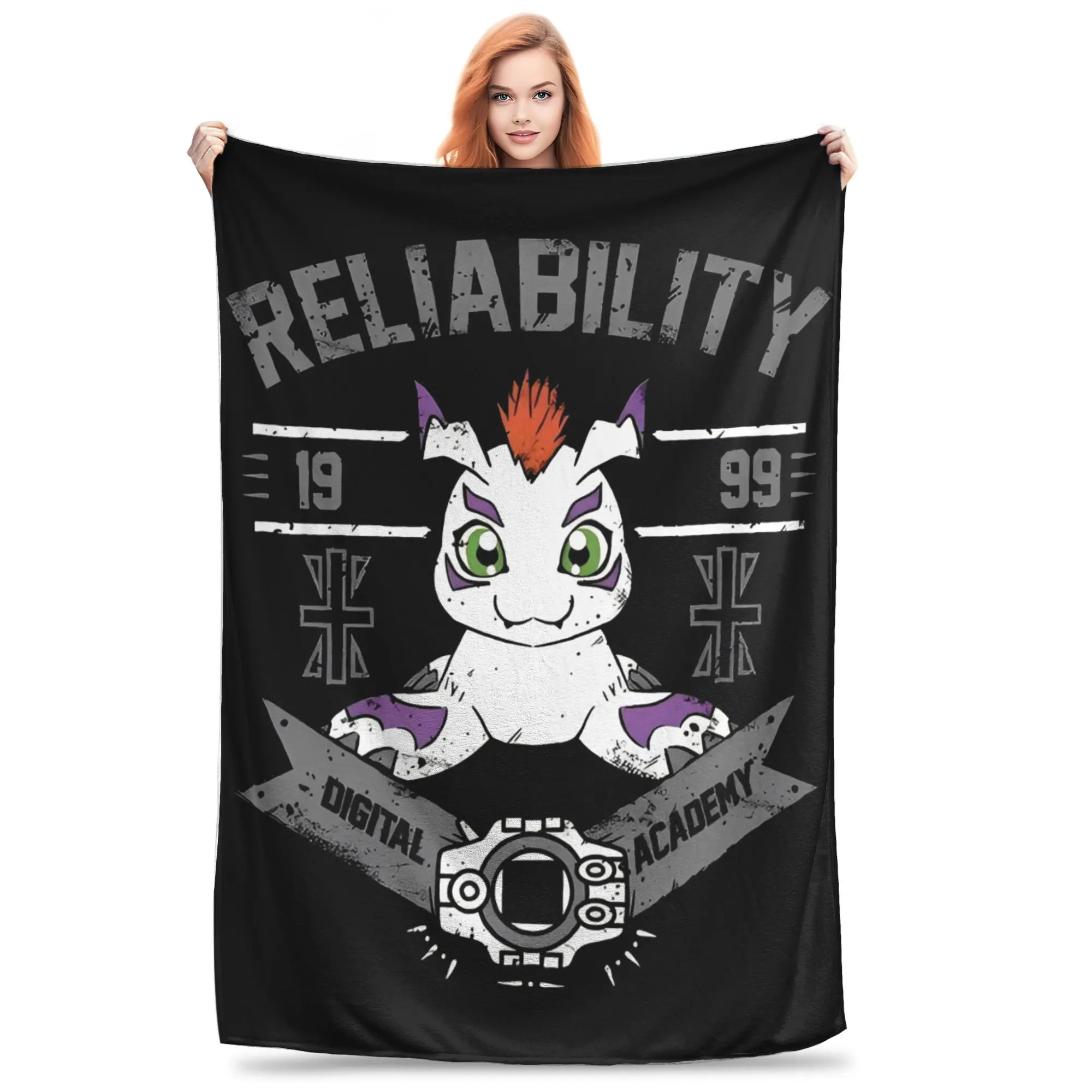 

Супермягкое цифровое одеяло Monster Digimon, фланелевое флисовое легкое одеяло премиум-класса, уютное пушистое покрывало