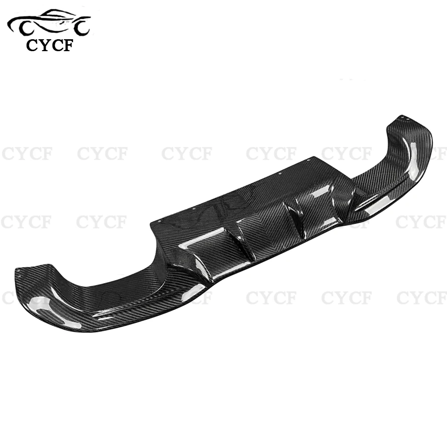 Carbon Fiber Rear Lip Diffuser For BMW M2 F87 M2C 2014-2021 AK Style Competitive Back Bumper Hugger Spoiler