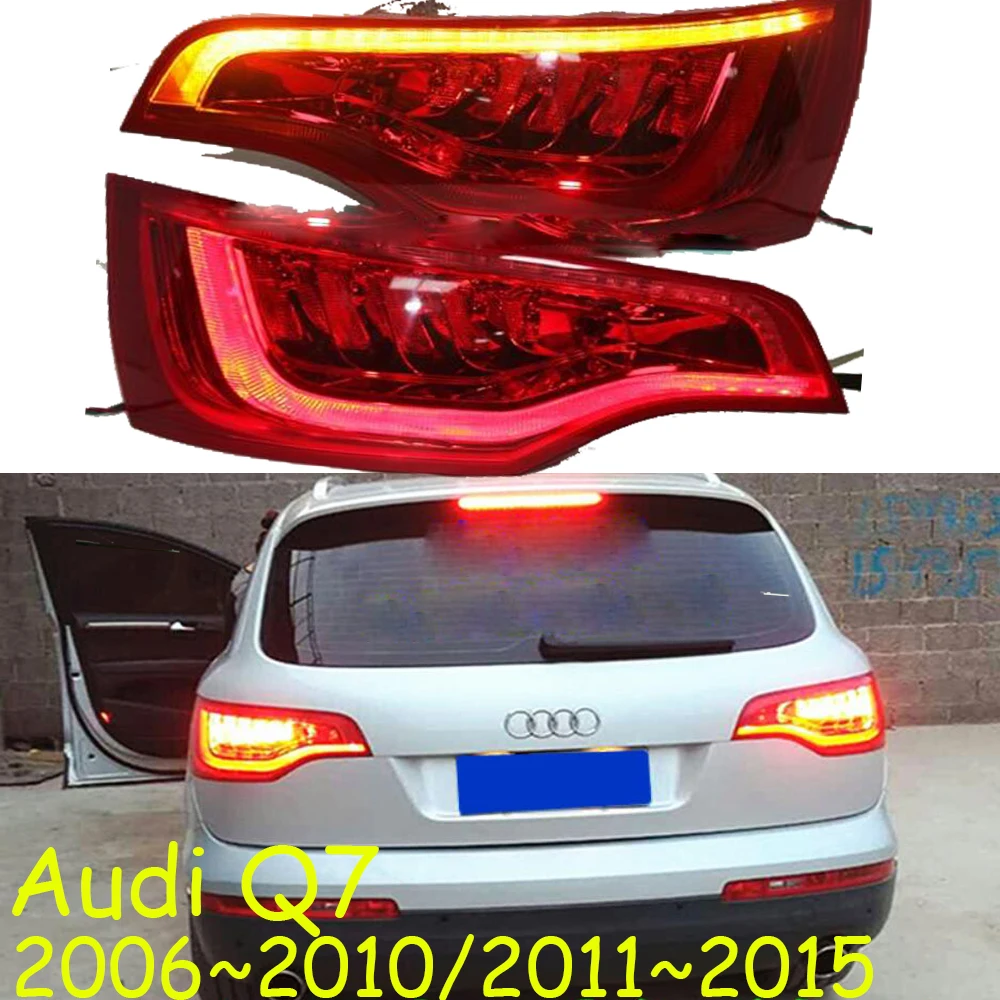 2011~2015/2006~2010y car bumper tail light for Audi Q7 taillight car accessories LED DRL Taillamp for Audi Q7 fog light