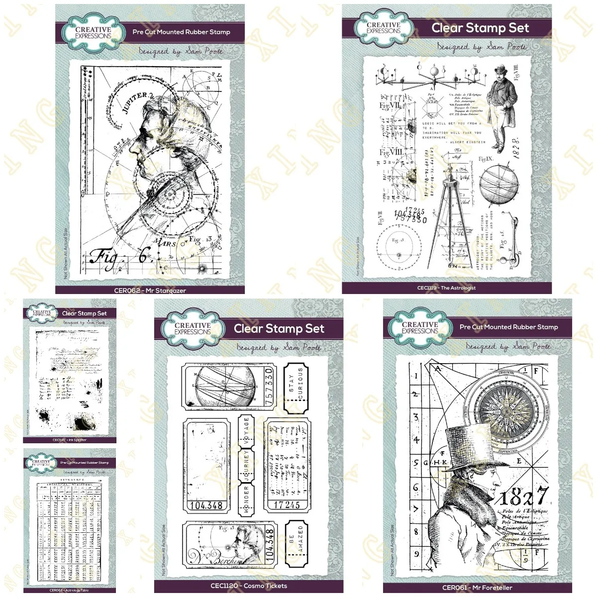 

Astrology Table Cling Stamp Stamps Scrapbook Diary Decoration Embossing Template Diy Greeting Card Decorative Embossing DIY Pape