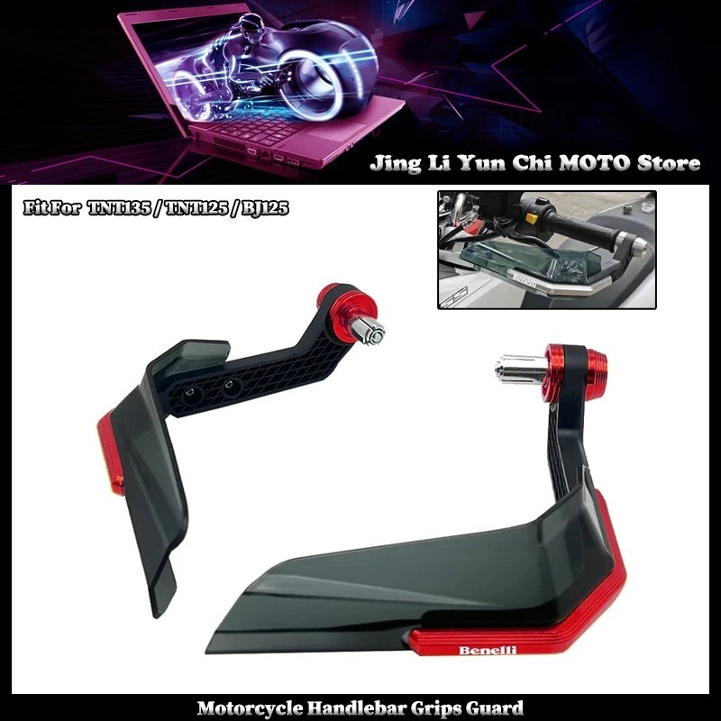 

Fit For Benelli TNT135 TNT125 BJ125 Motorcycle Hand Guard Handguard Shield Windproof Protector Modification Protective Gear
